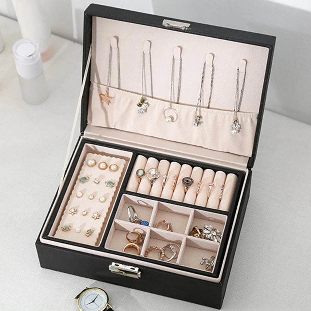 Double Layer Large Capacity Jewelry Box